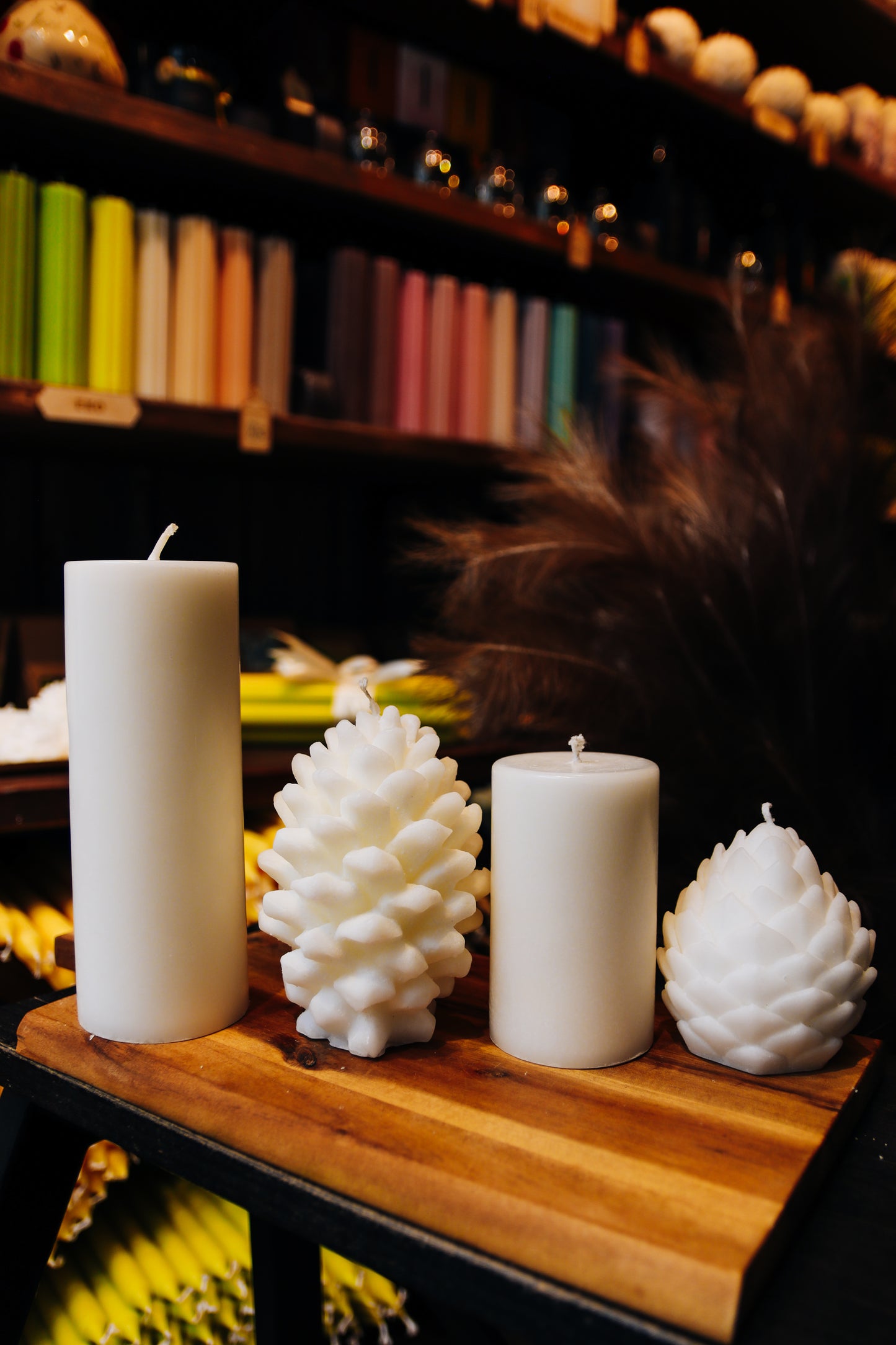 Eko stearīna sveču komplekts “Advente”