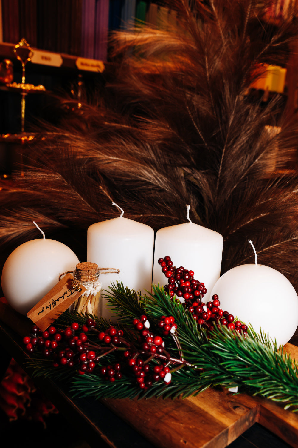 Adventes sveču komplekts — ražots Latvijā