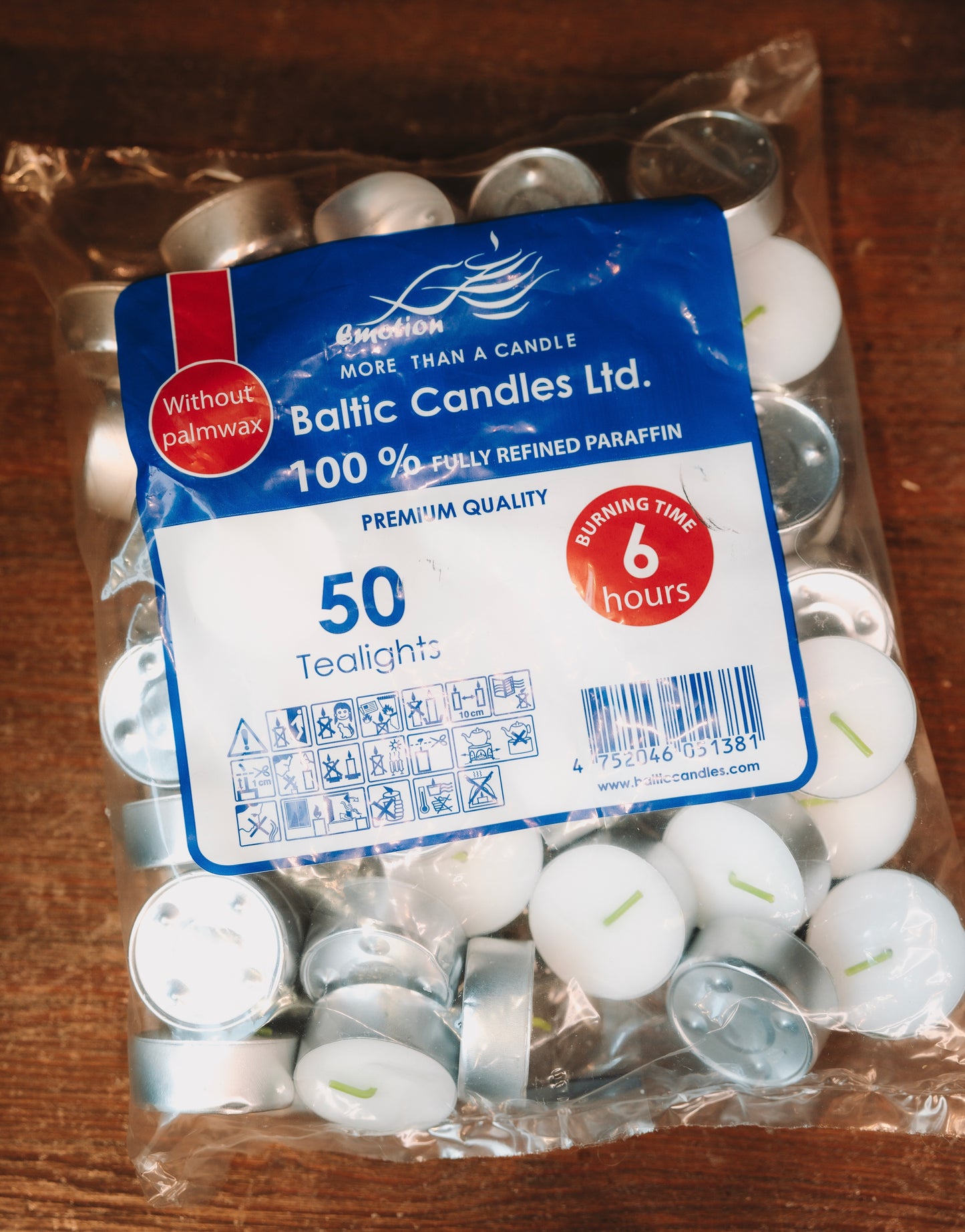 Paraffin Tea Candles (6 h)