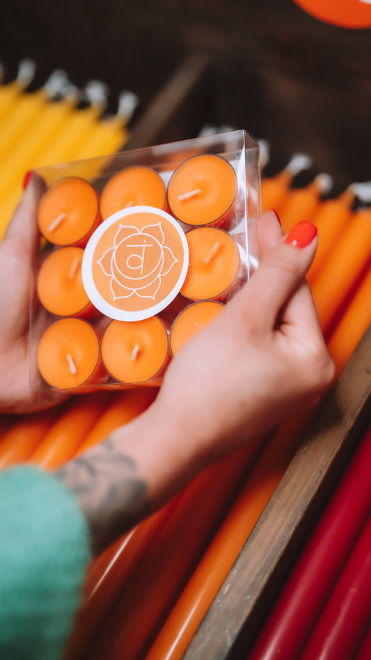 Chakra Tea Candles "Sacral Chakra"