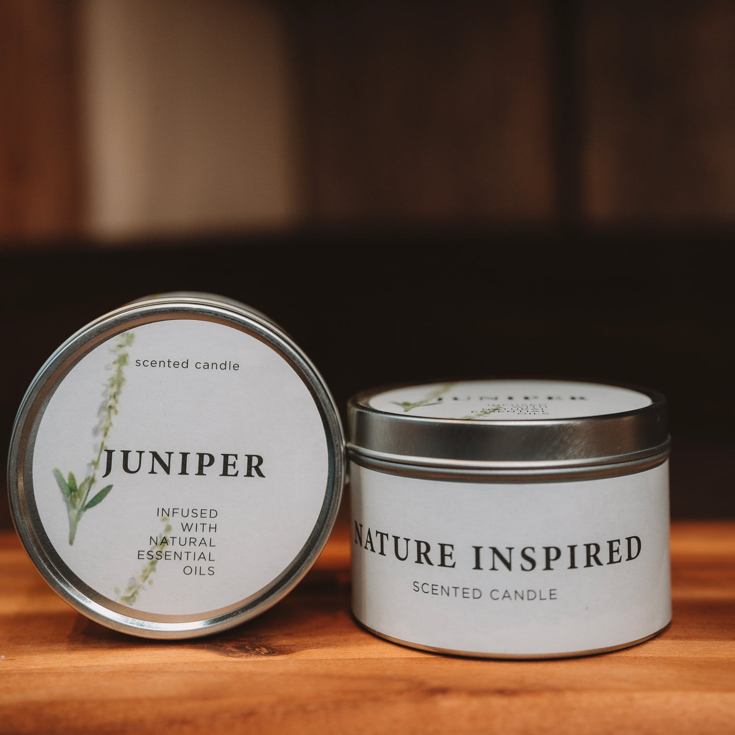 Juniper Scented Soy Wax Candle