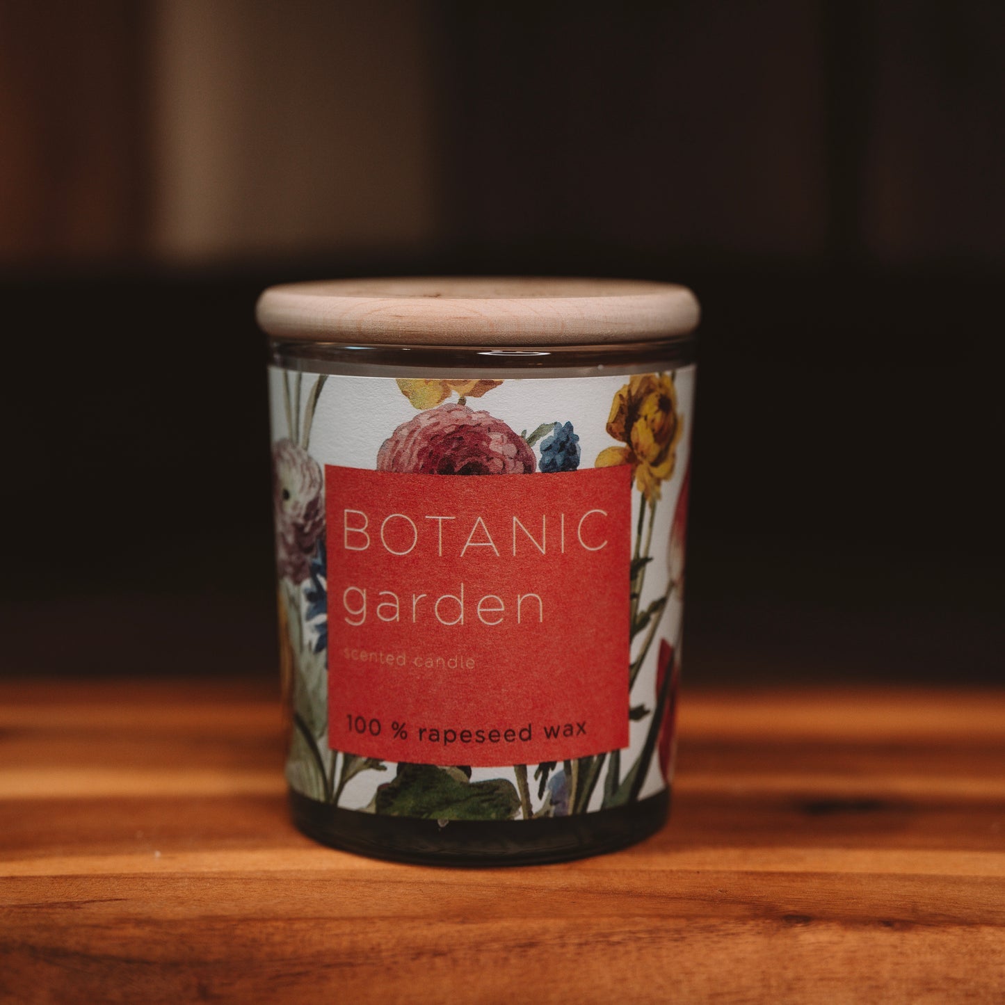Floral Scented Rapeseed Wax Candle