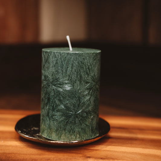Olive oil candle