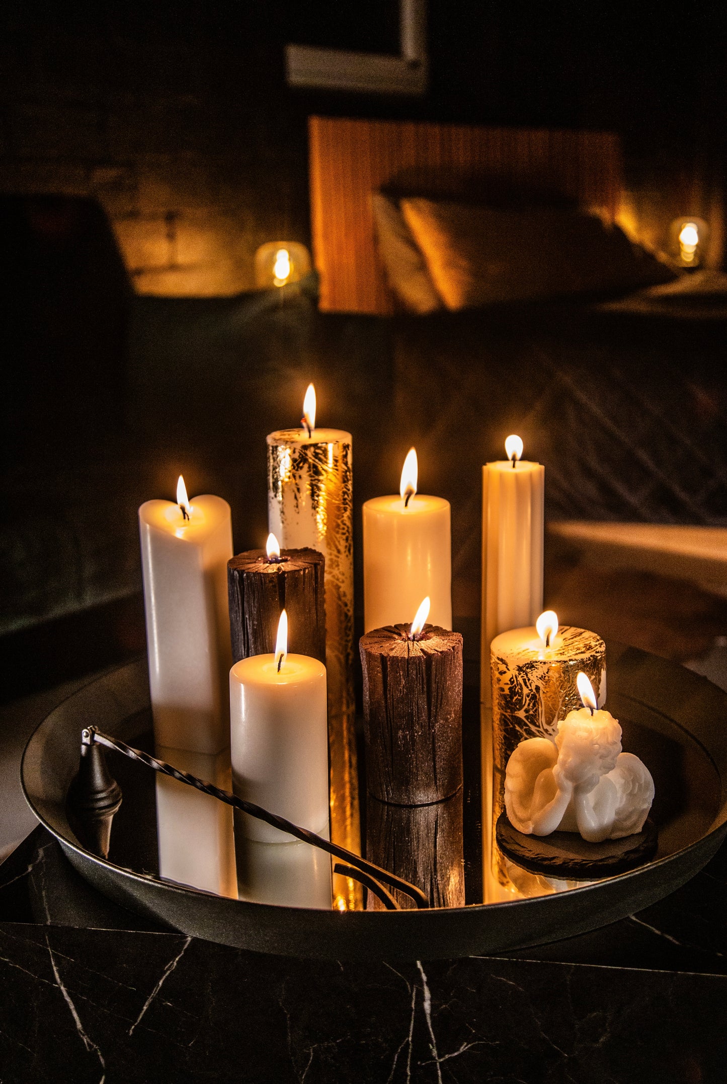 Design Candle "Charcoal"
