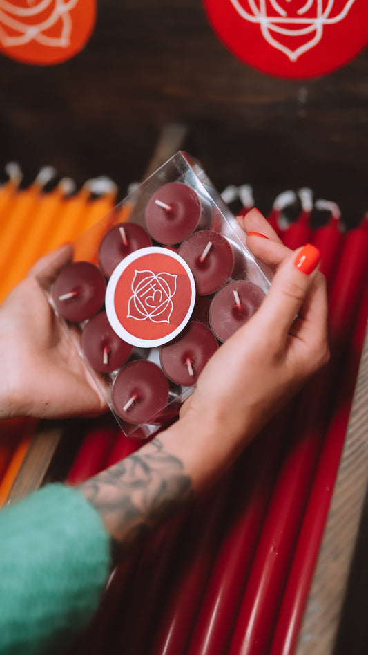 Chakra Tea Candles "Base Chakra"
