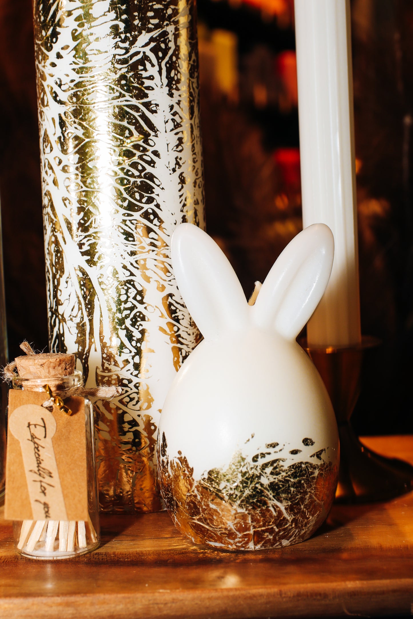 Eco stearin figurine "Bunny"