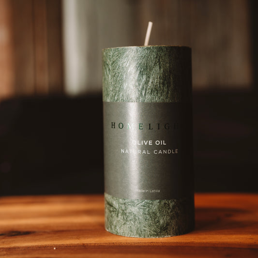 "Homelight" Olive oil candle-cylinder