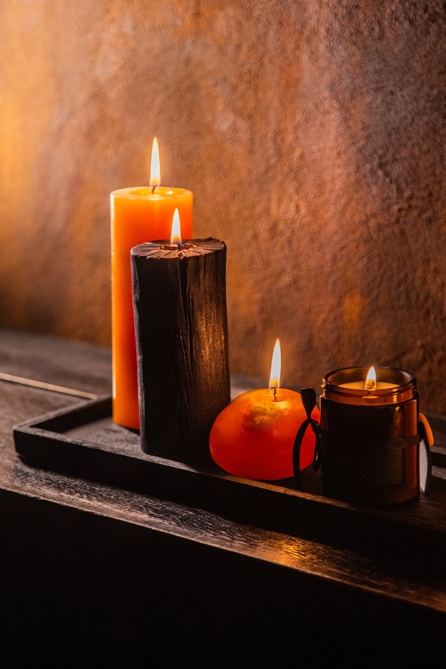 Design Candle "Charcoal"