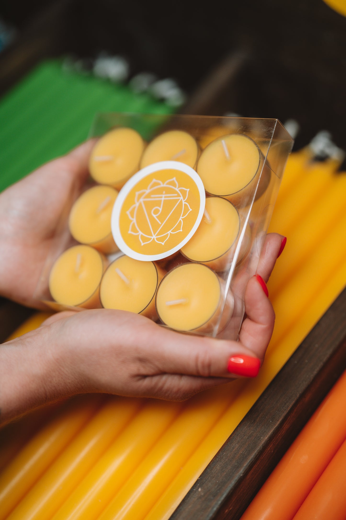Chakra Tea Candles "Solar Plexus Chakra"