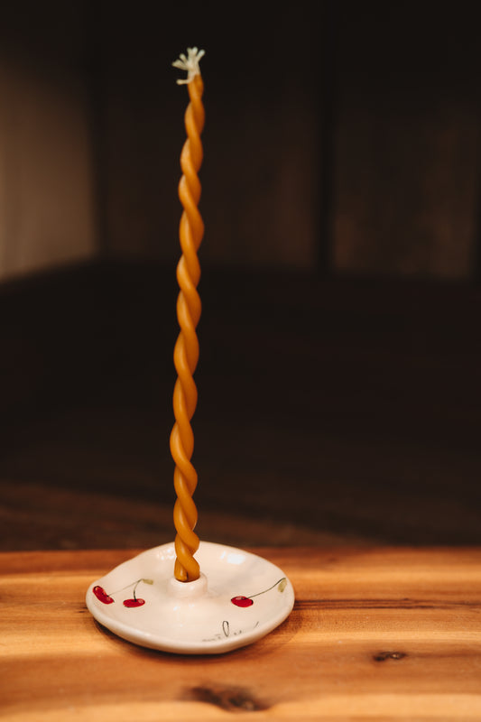 St Nicholas the Wonderworker beeswax candle