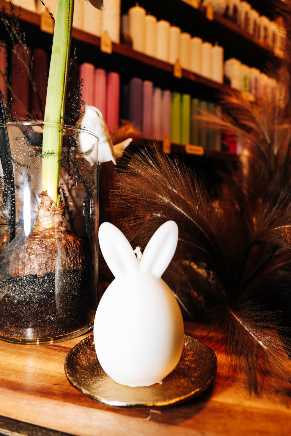 Eco stearin figurine "Bunny"
