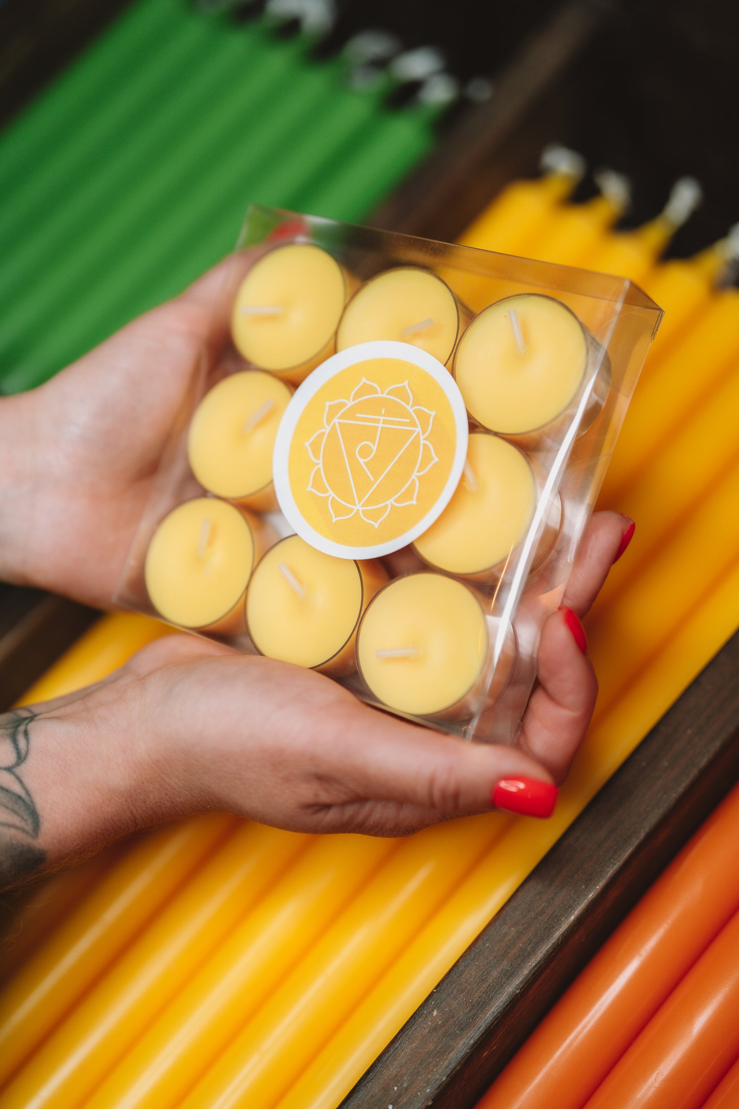 Chakra Tea Candles "Solar Plexus Chakra"