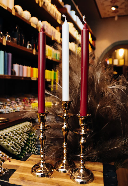Long table candles "Latvia"