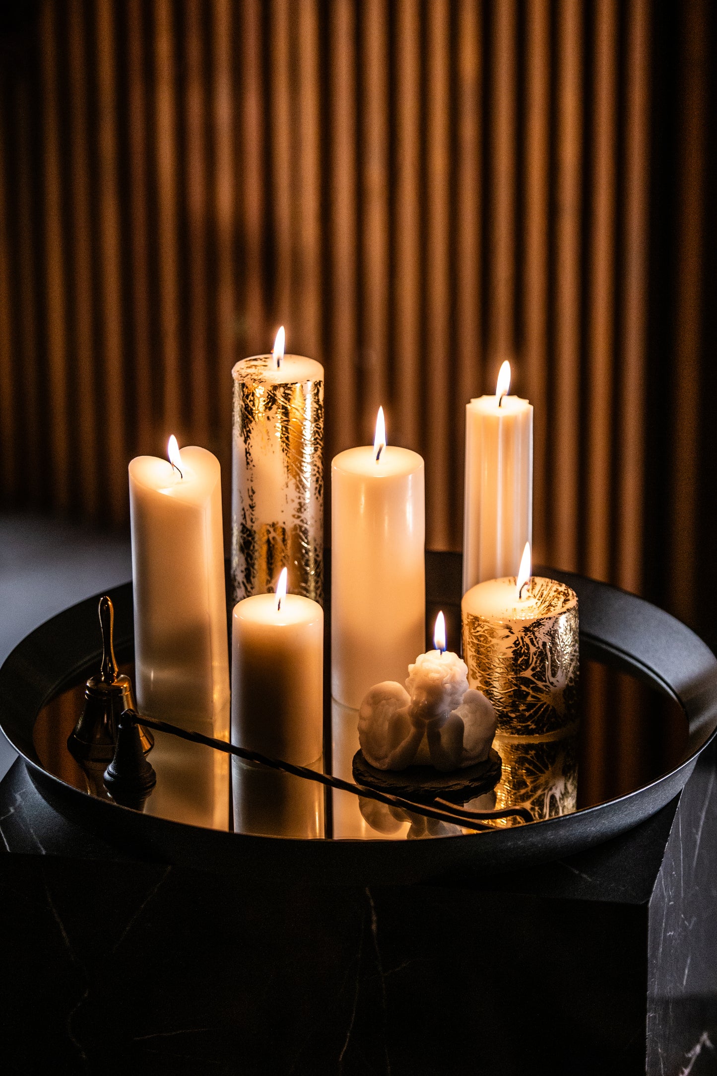 Eco Stearin Figure Candle "Angel"