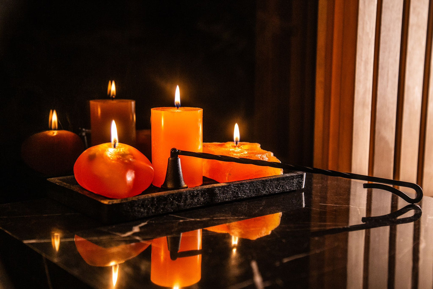 Design Candle "Amber Stone"