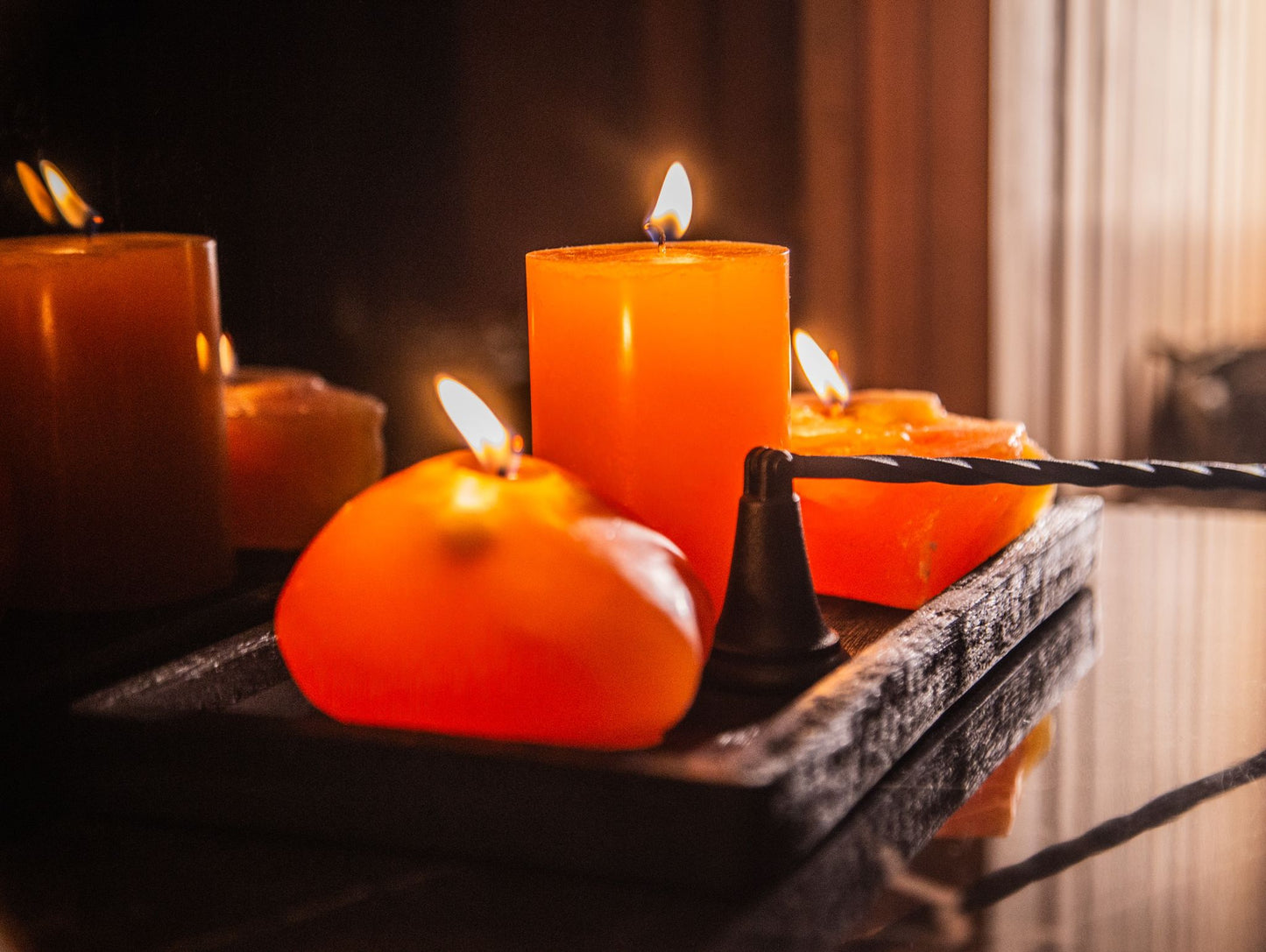 Design Candle "Amber Stone"