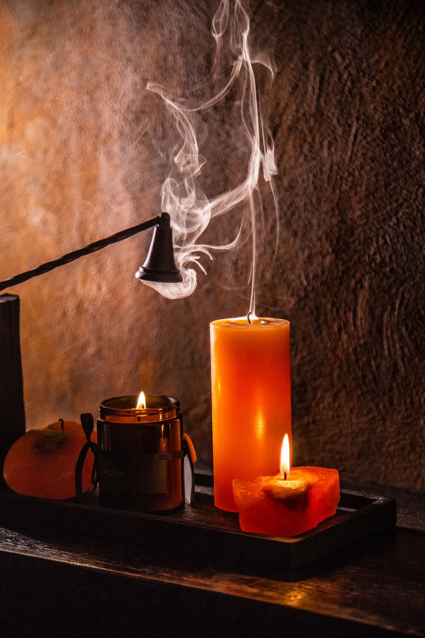 Design Candle "Amber Stone"