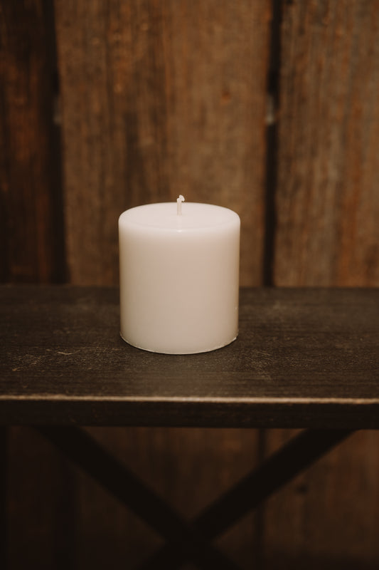 Eco Stearin Candle "Cylinder" (M)