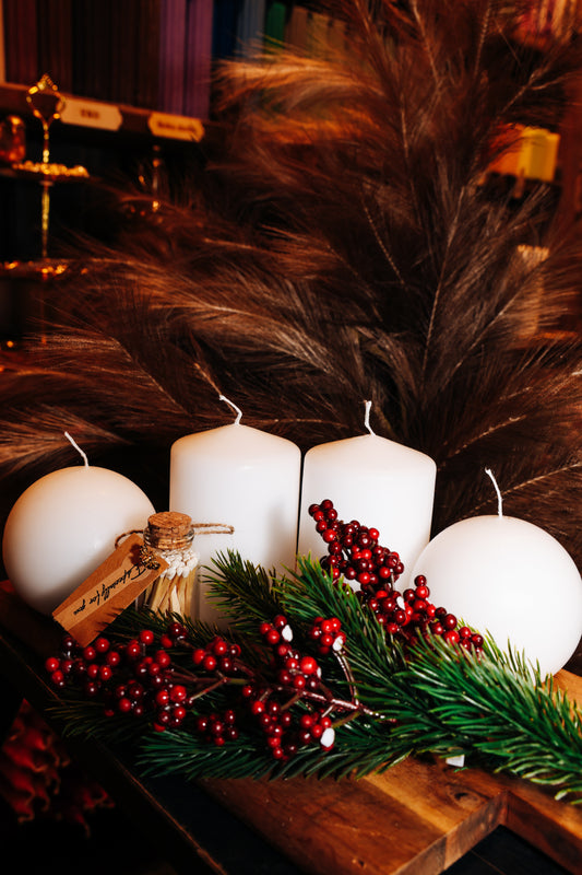 Adventes sveču komplekts — ražots Latvijā