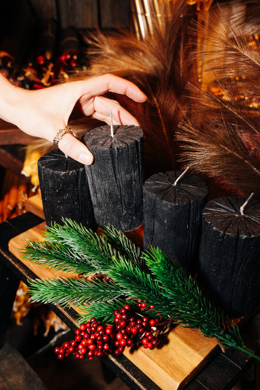 Adventes sveču komplekts “Kokogle”