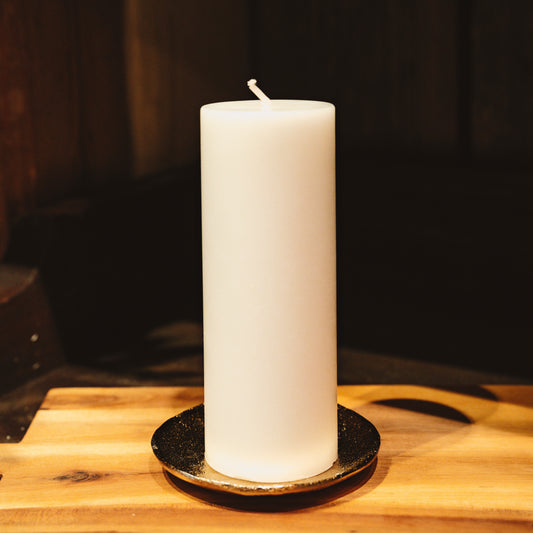 Eco Stearin Candle "Cylinder" (L)
