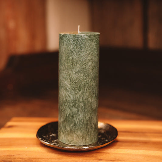 Olive oil candle