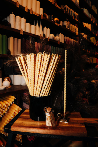 Vītās-Bišu vaska svecītes